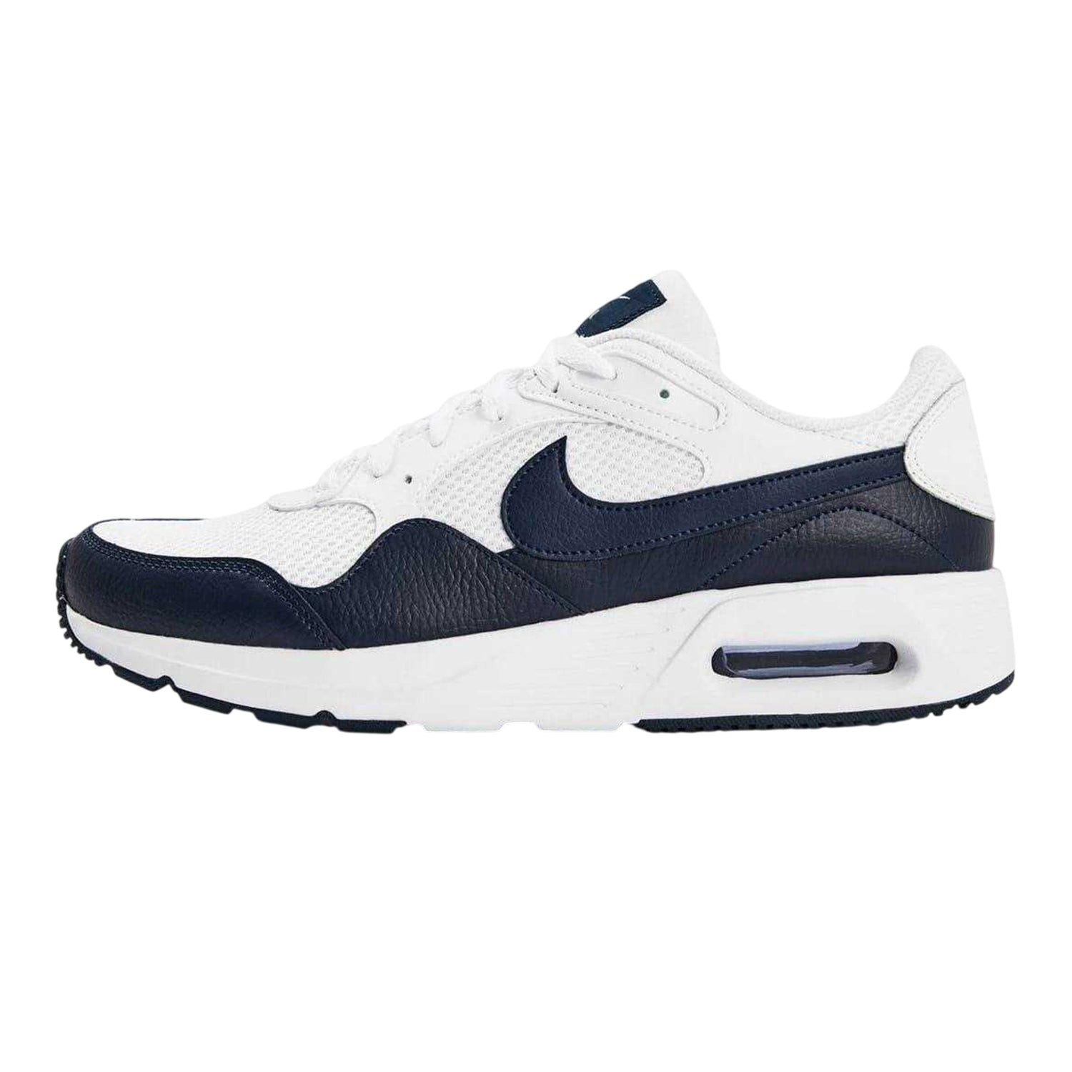 White-Grey - Back - Nike Mens Air Max SC Leather Trainers
