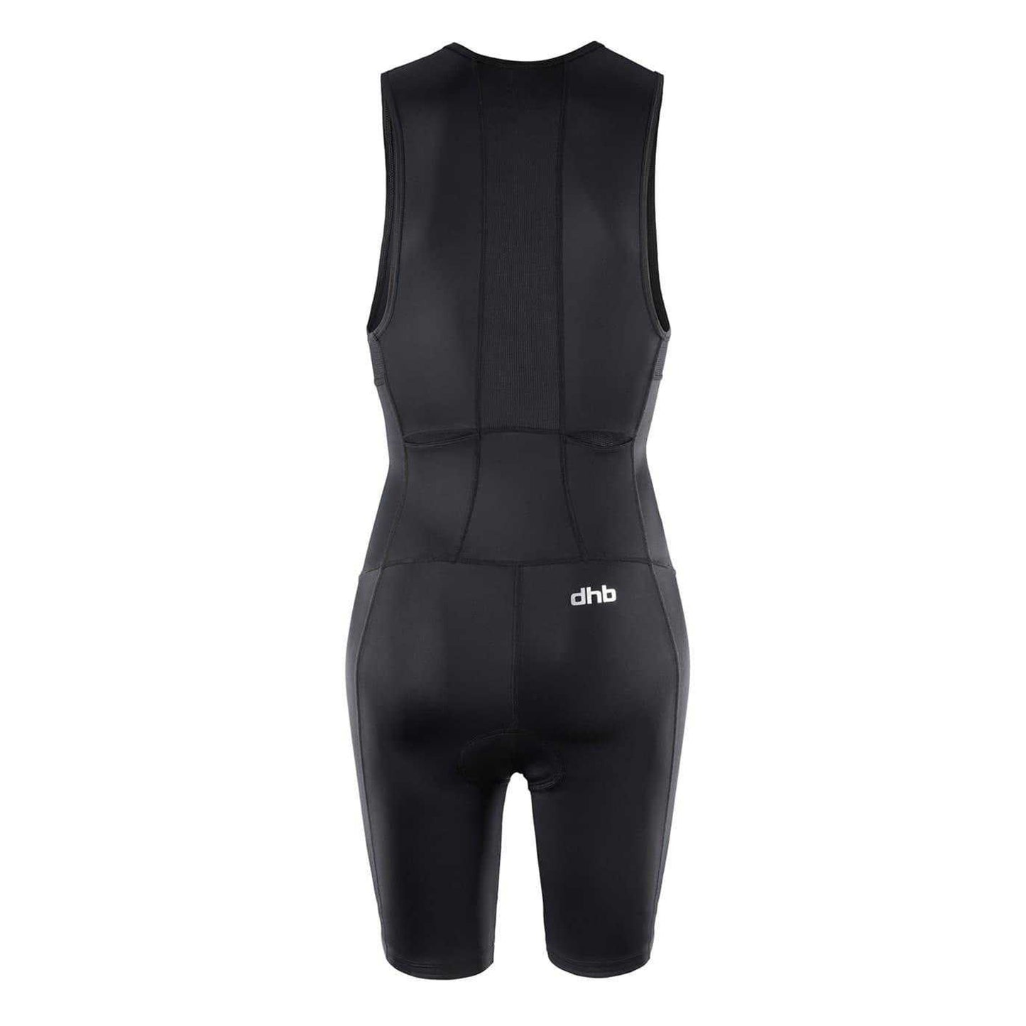 Black - Back - dhb Mens Hydron Sleeveless Trisuit