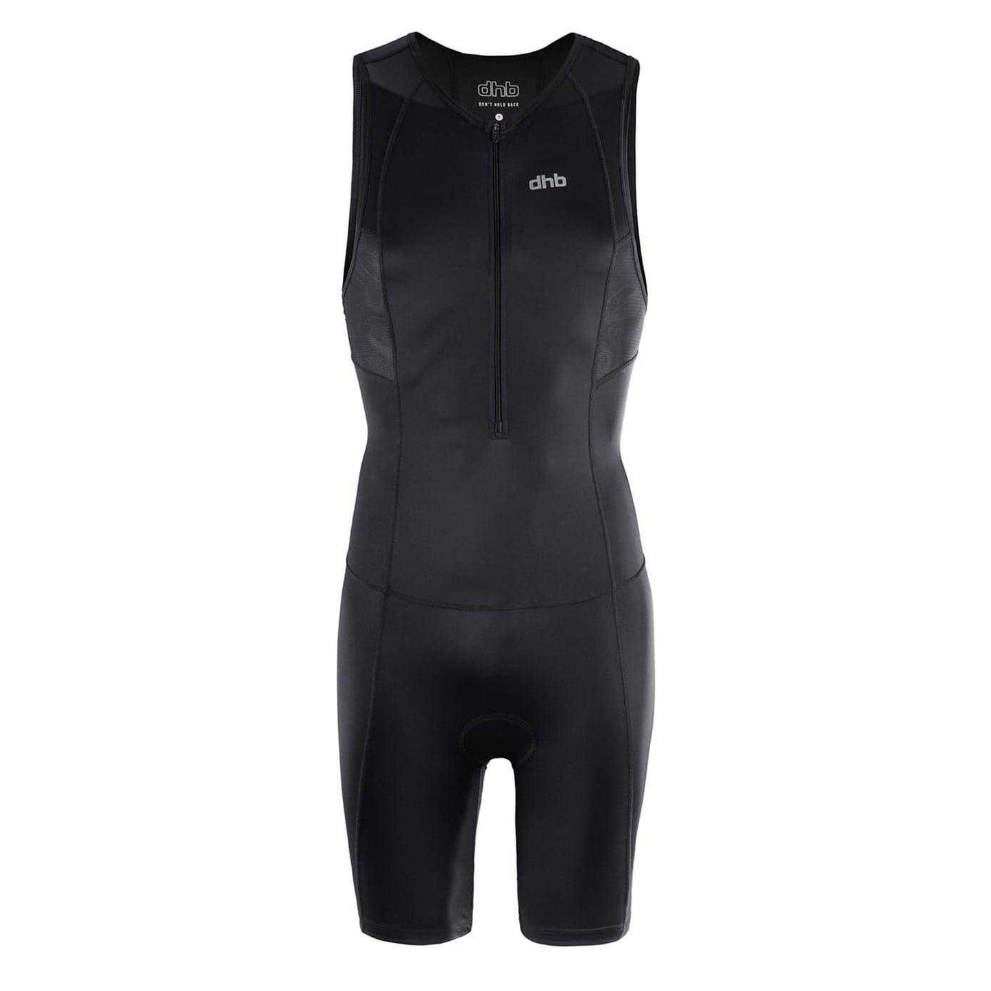 Black - Front - dhb Mens Hydron Sleeveless Trisuit