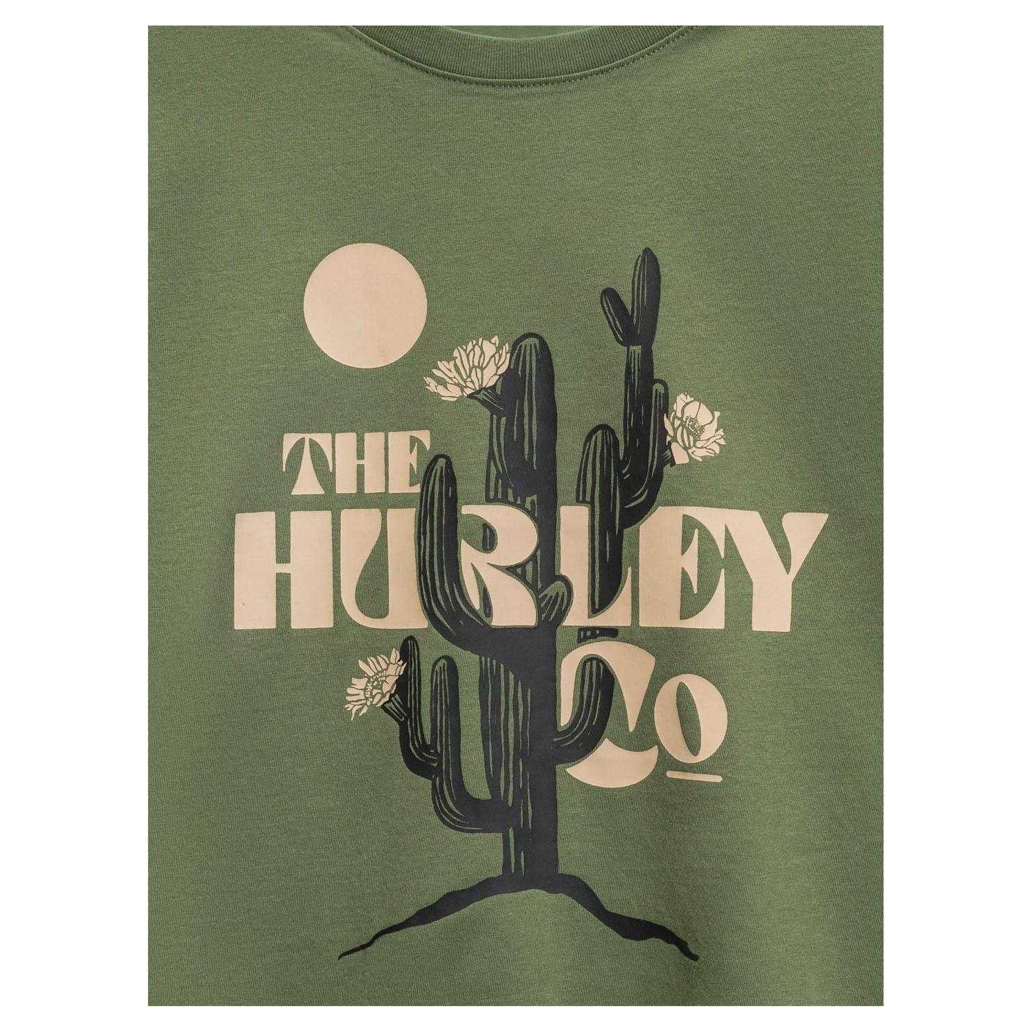 Aurora Green - Side - Hurley Mens Desert T-Shirt