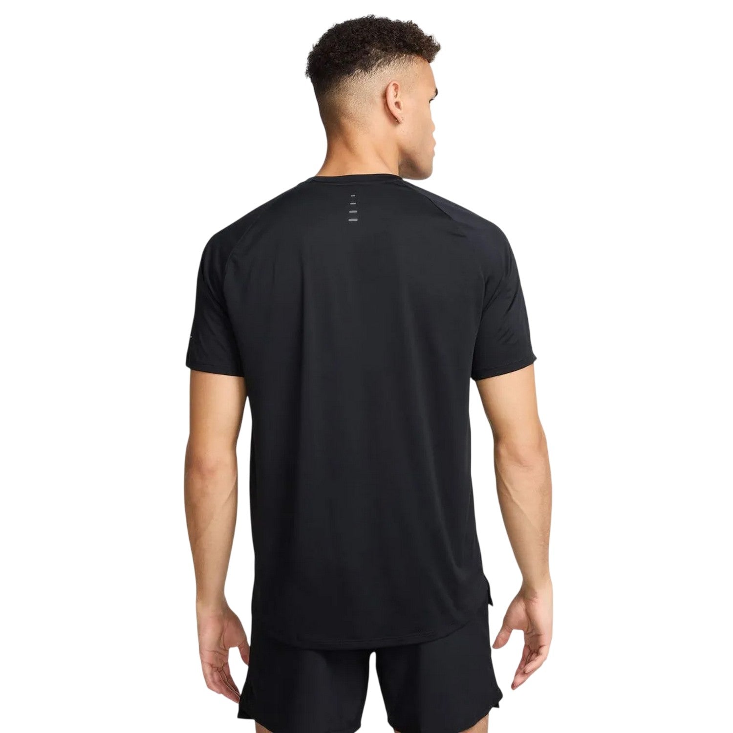 Black - Back - Nike Mens Stride Running Top