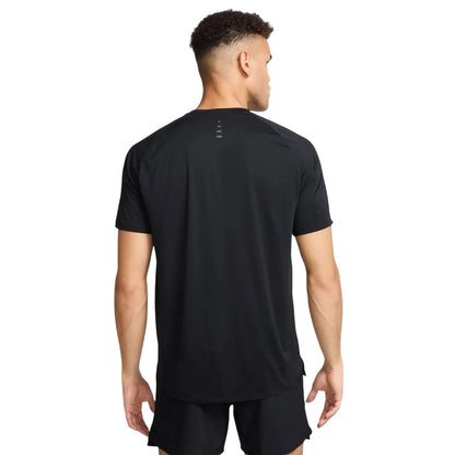 Black - Back - Nike Mens Stride Running Top
