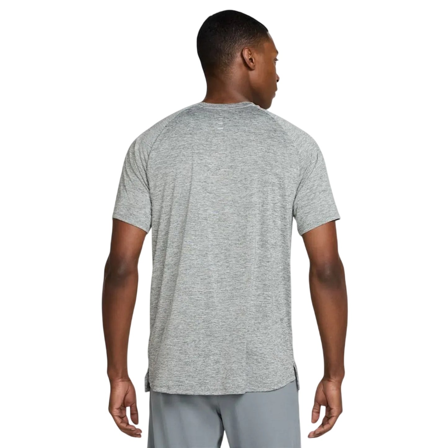 Smoke Grey - Back - Nike Mens Stride Running Top