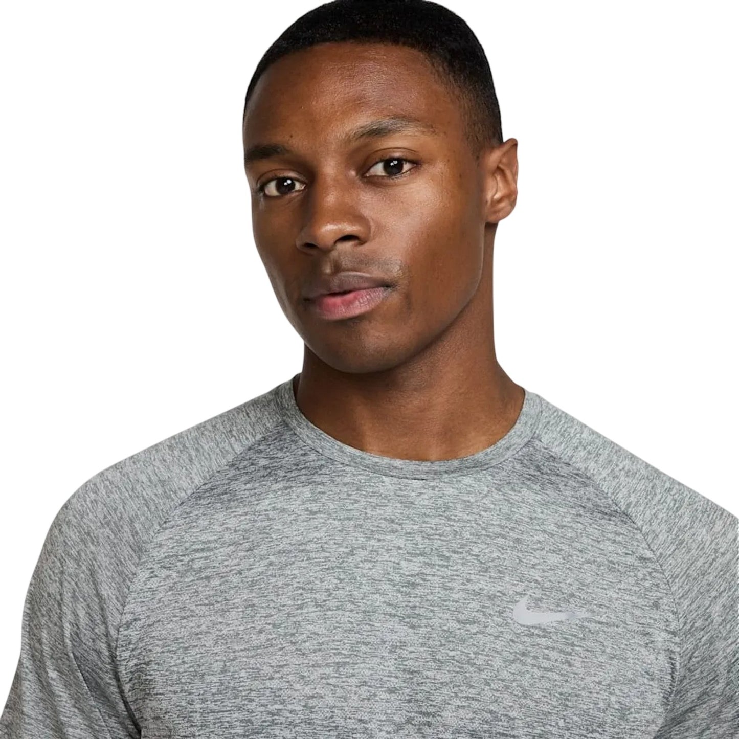 Smoke Grey - Side - Nike Mens Stride Running Top