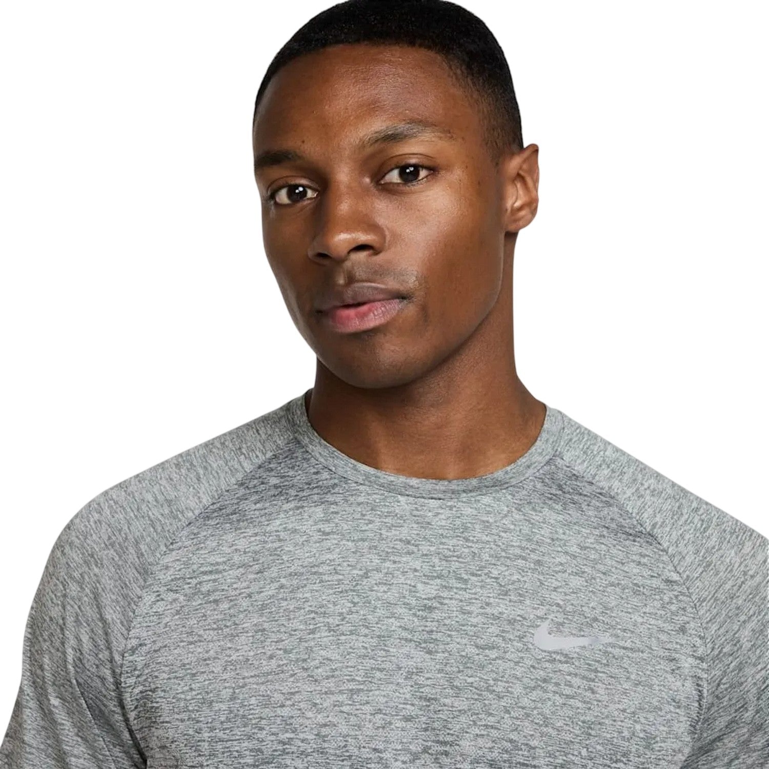 Smoke Grey - Side - Nike Mens Stride Running Top