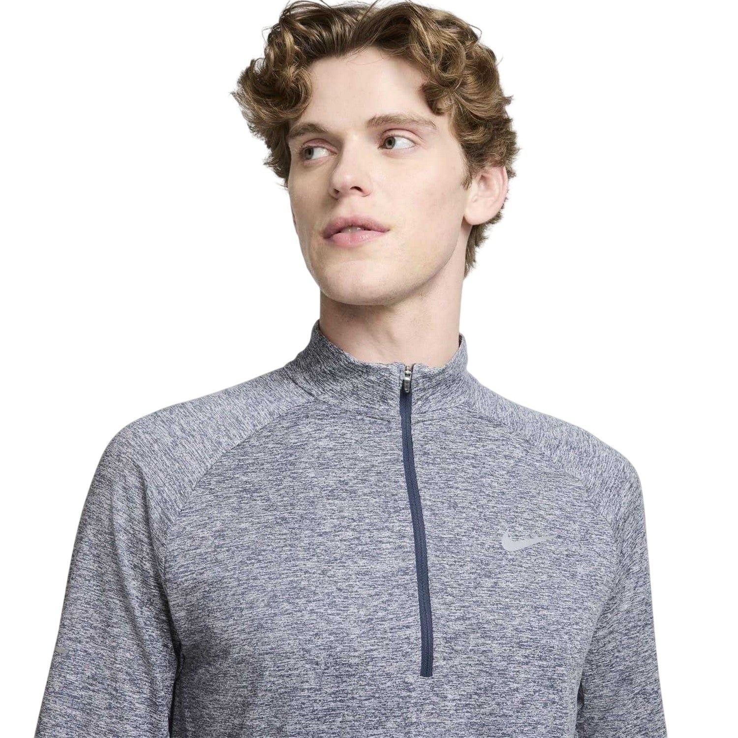 Thunder Blue - Side - Nike Mens Stride Running Top