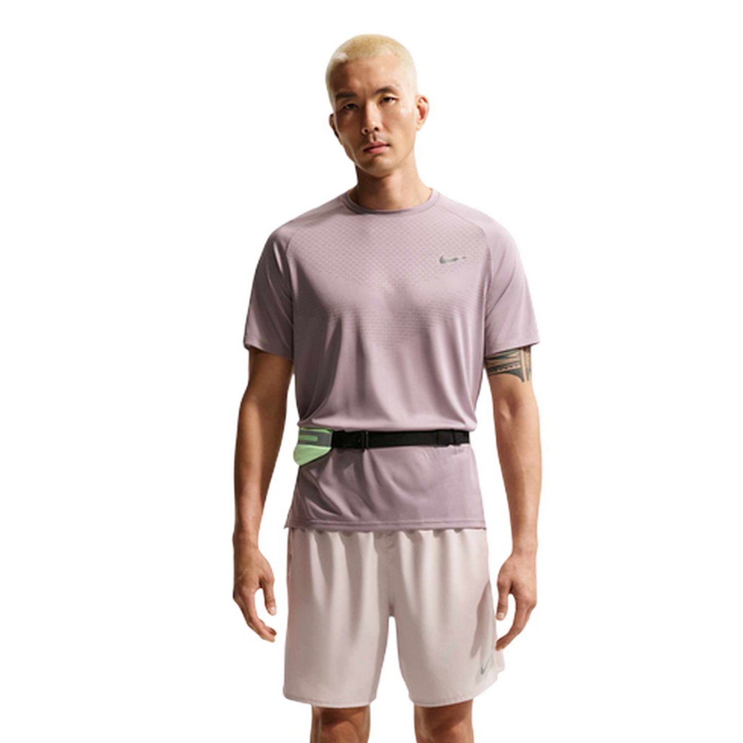 Violet Purple - Front - Nike Mens Stride Running Top
