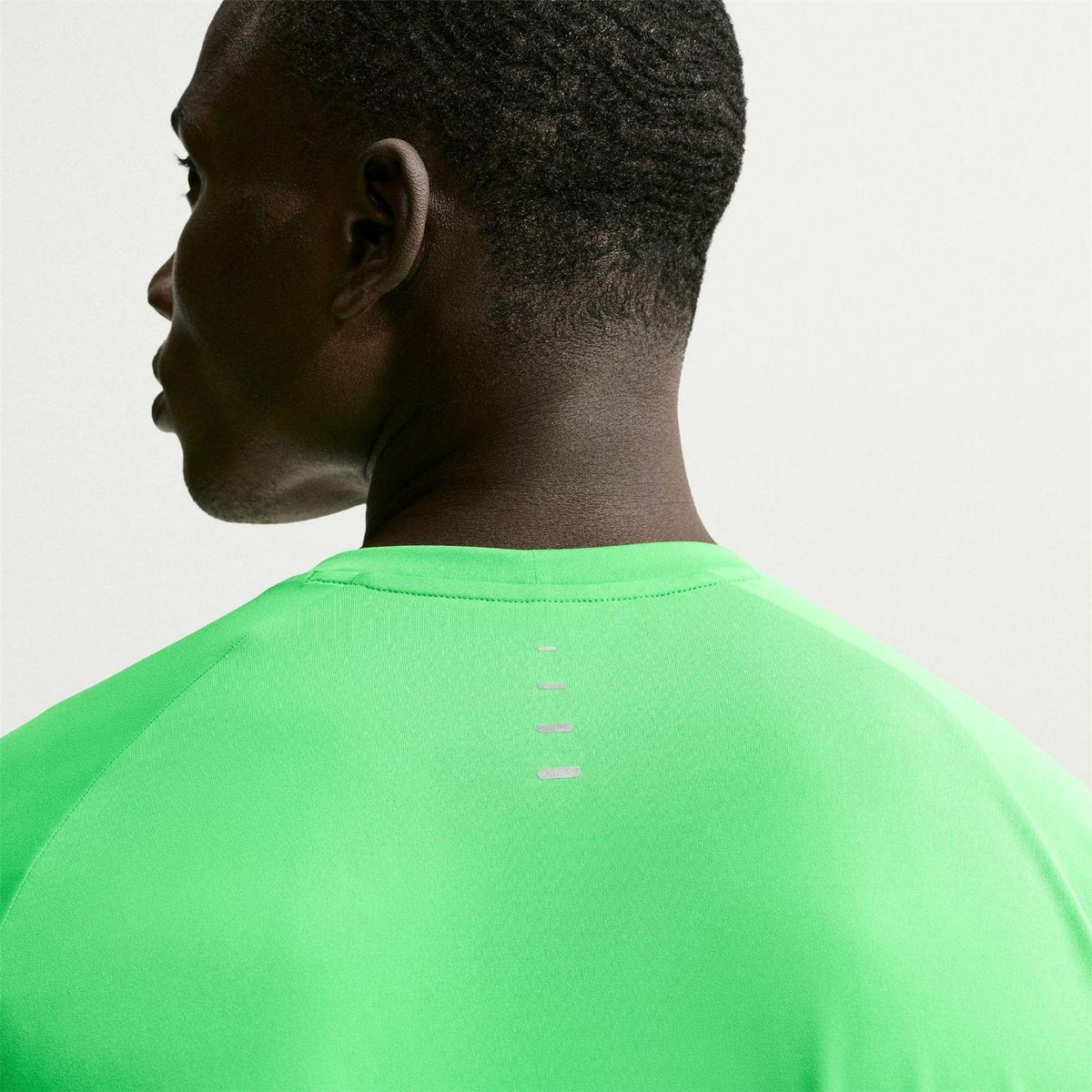 Green-Spark - Back - Nike Mens Stride Running Top
