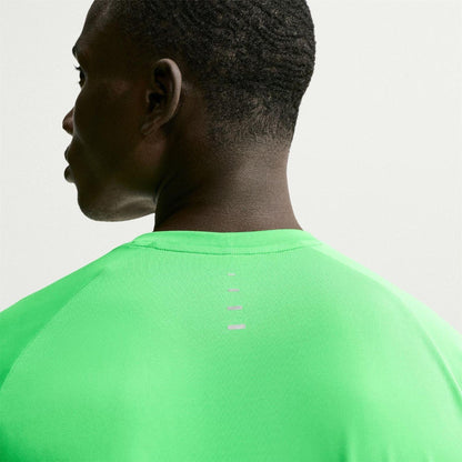 Green-Spark - Back - Nike Mens Stride Running Top