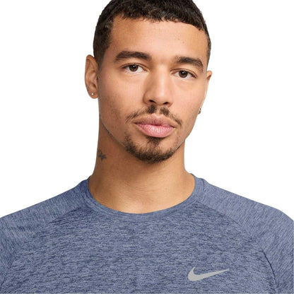 Indigo - Side - Nike Mens Stride Running Top