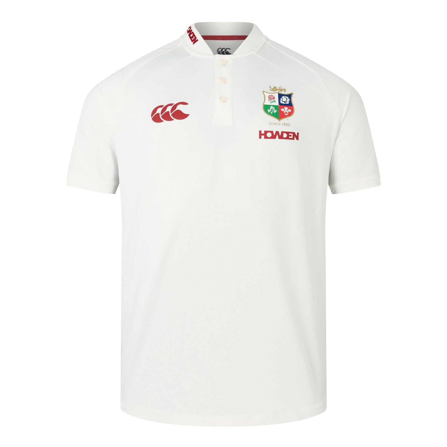 Egret - Front - Canterbury Mens 2024 British & Irish Lions Polo Shirt