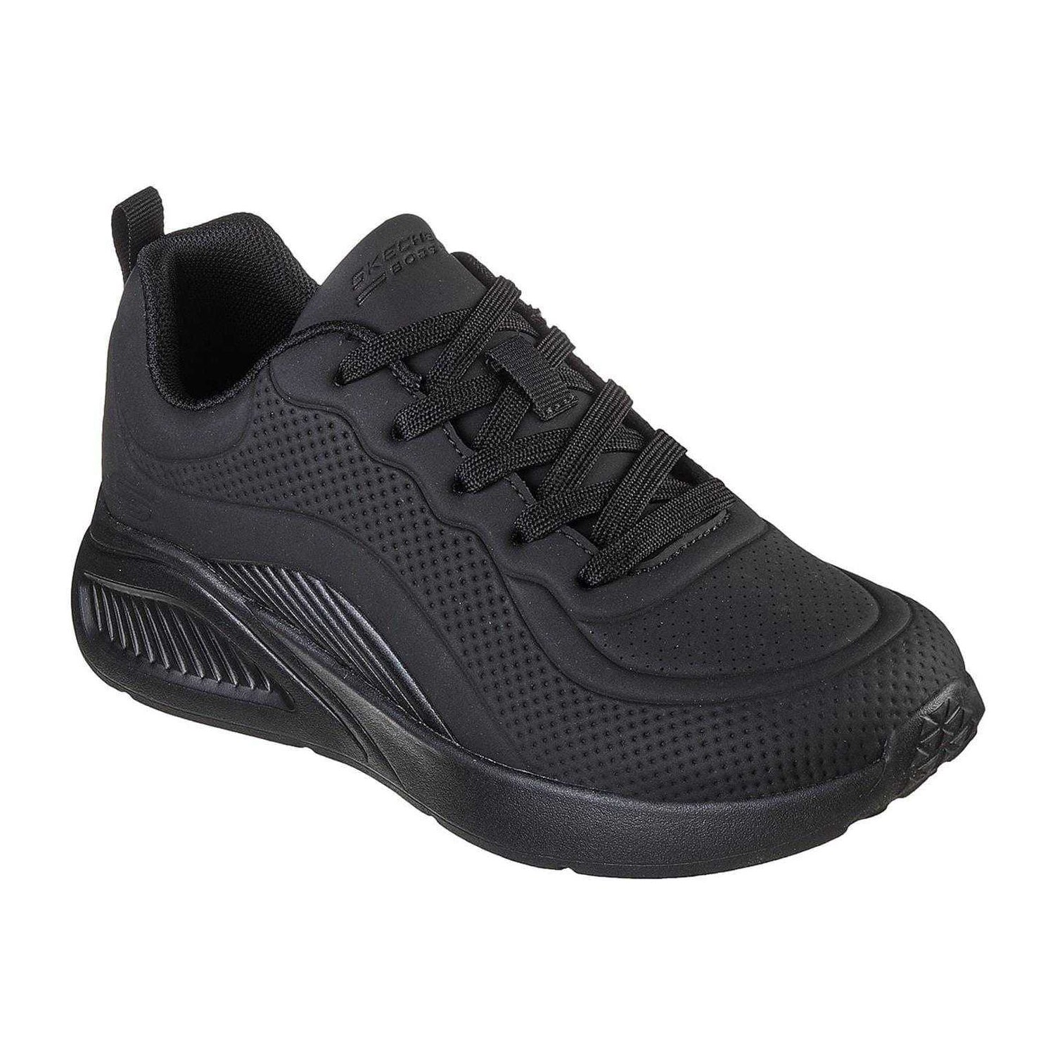 Black - Pack Shot - Skechers Womens-Ladies Bob Buno Logo Trainers