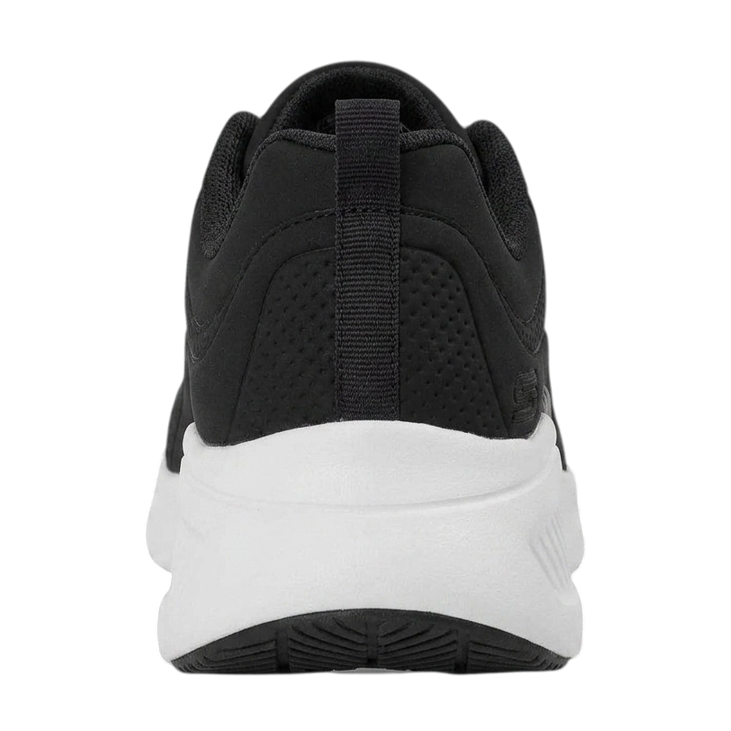 Black-White - Back - Skechers Womens-Ladies Bob Buno Logo Trainers