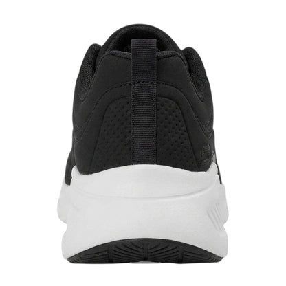 Black-White - Back - Skechers Womens-Ladies Bob Buno Logo Trainers