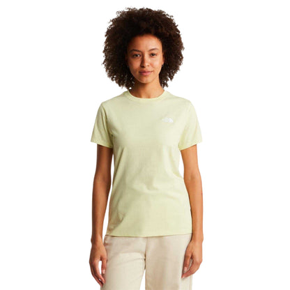 Lemon Yellow - Side - The North Face Womens-Ladies Dome Regular T-Shirt