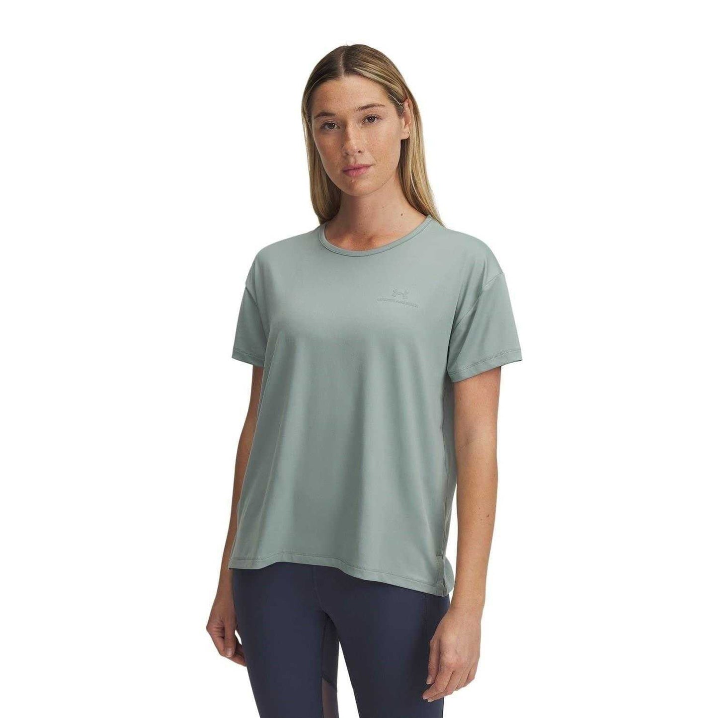 Green - Front - Under Armour Womens-Ladies Vanish Energy Top
