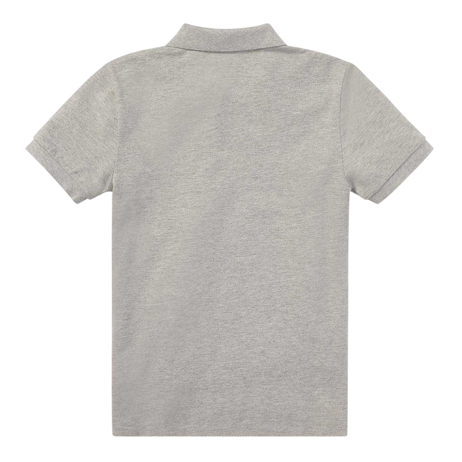 Grey Heather - Back - Ralph Lauren Boys Custom Short-Sleeved Polo Shirt