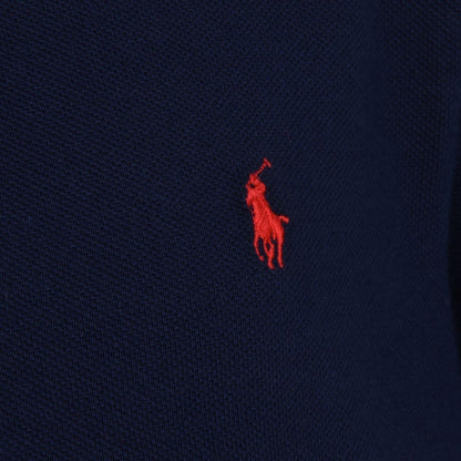 French Navy - Side - Ralph Lauren Boys Custom Short-Sleeved Polo Shirt