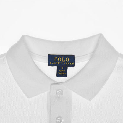 White - Side - Ralph Lauren Boys Custom Short-Sleeved Polo Shirt