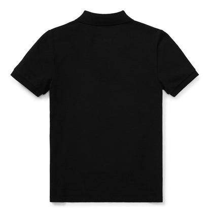 Black - Back - Ralph Lauren Boys Custom Short-Sleeved Polo Shirt
