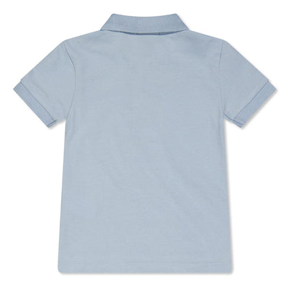 Estate Blue - Back - Ralph Lauren Boys Custom Short-Sleeved Polo Shirt