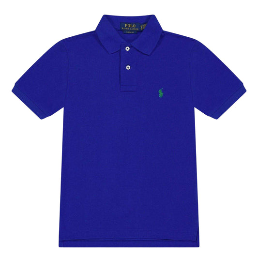 Sapphire - Front - Ralph Lauren Boys Custom Short-Sleeved Polo Shirt
