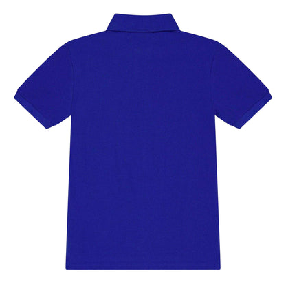 Sapphire - Back - Ralph Lauren Boys Custom Short-Sleeved Polo Shirt