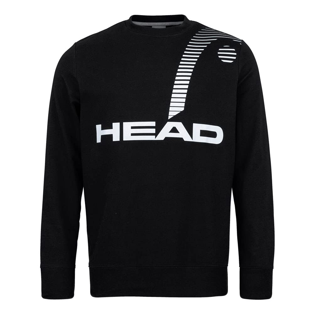 Black - Front - Head Unisex Adult Rally Wordmark Regular Sweatshirt