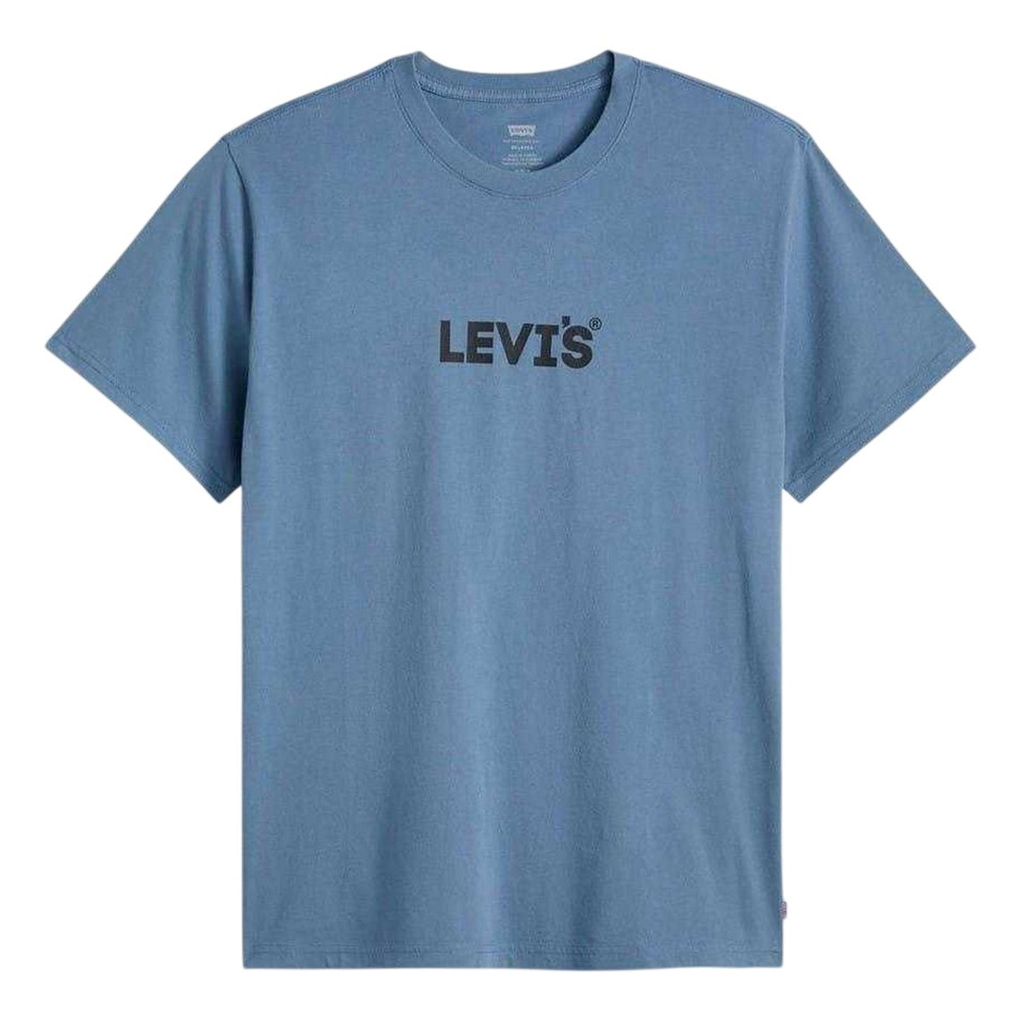 Blue - Front - Levis Mens Logo Cotton T-Shirt