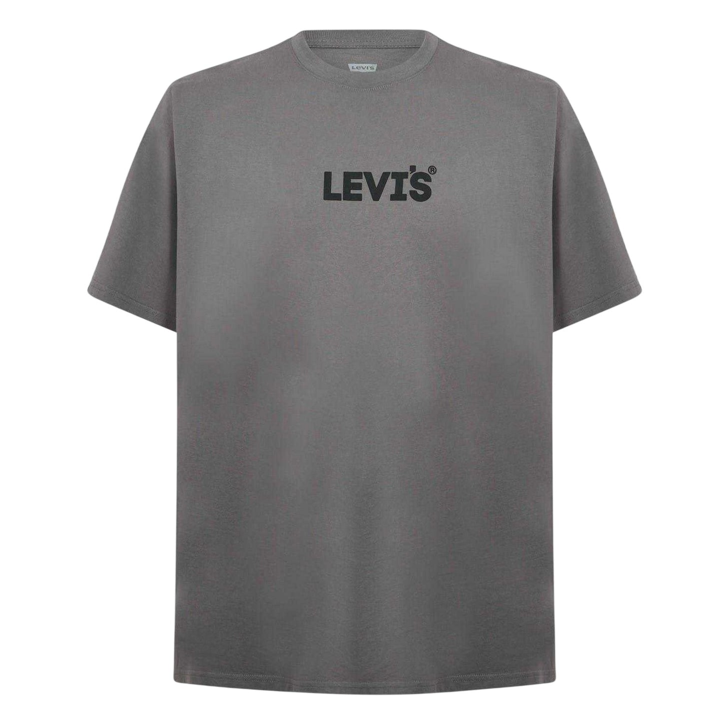 Gargoyle Grey - Front - Levis Mens Logo Cotton T-Shirt