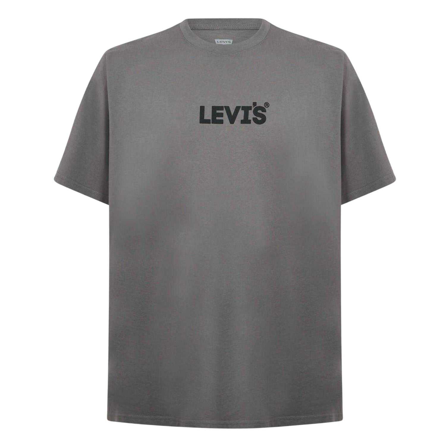 Gargoyle Grey - Front - Levis Mens Logo Cotton T-Shirt