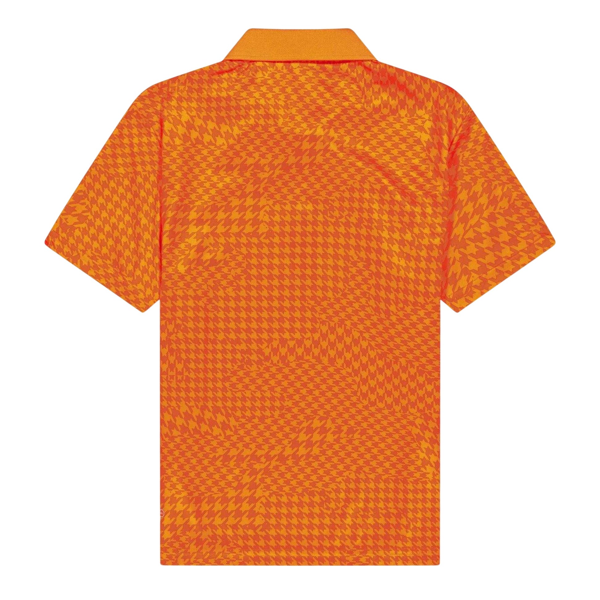 Orange - Back - Puma Boys New Wave Camo Polo Shirt