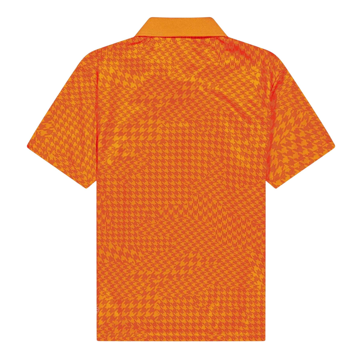 Orange - Back - Puma Boys New Wave Camo Polo Shirt