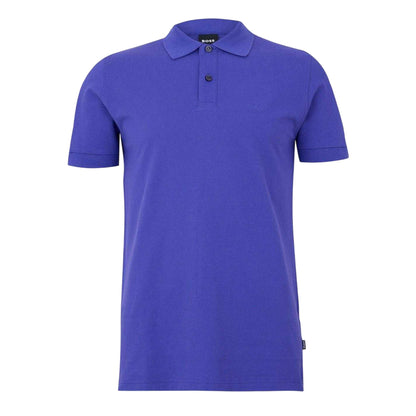 Dark Purple - Front - Boss Mens Firenze Cotton Polo Shirt
