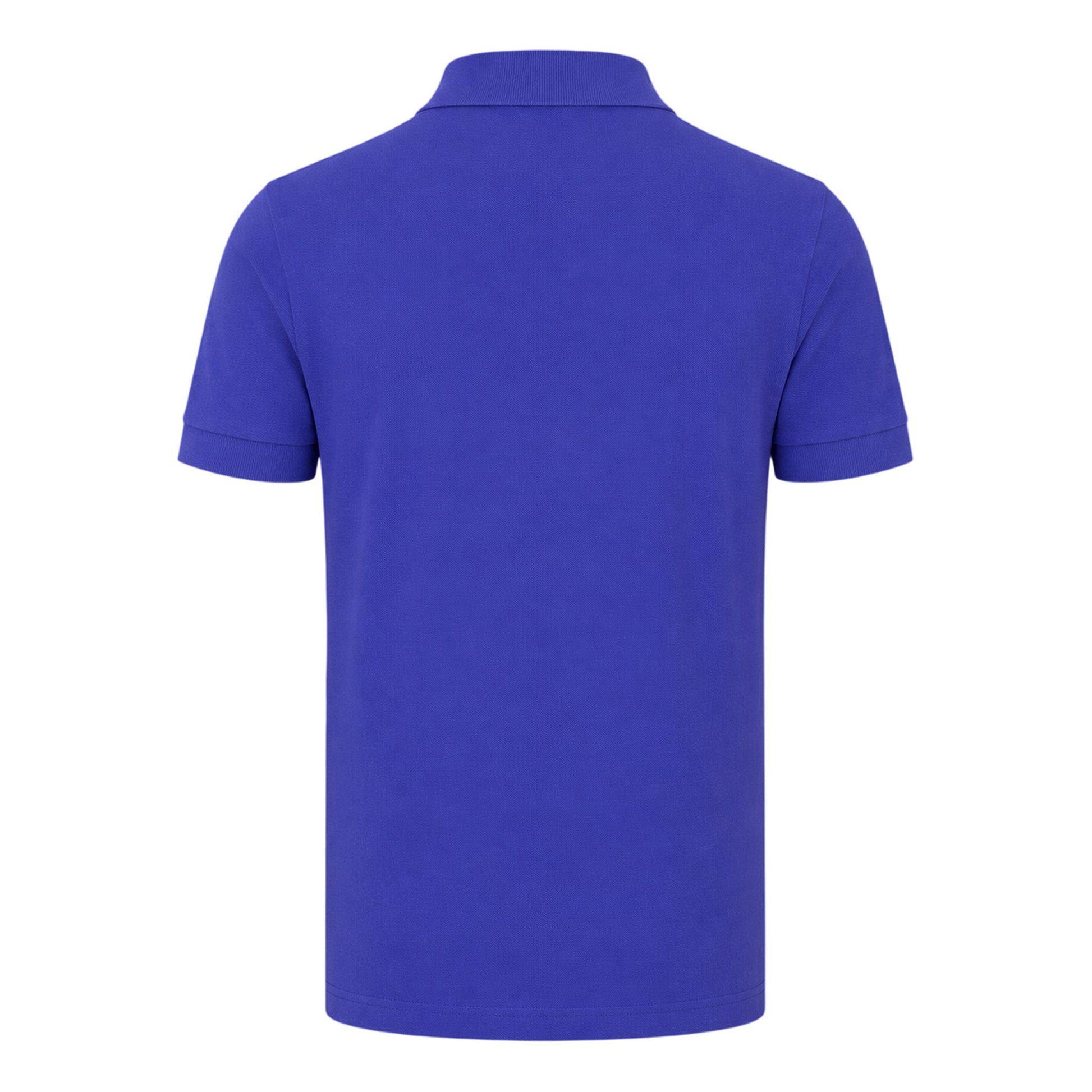 Dark Purple - Back - Boss Mens Firenze Cotton Polo Shirt