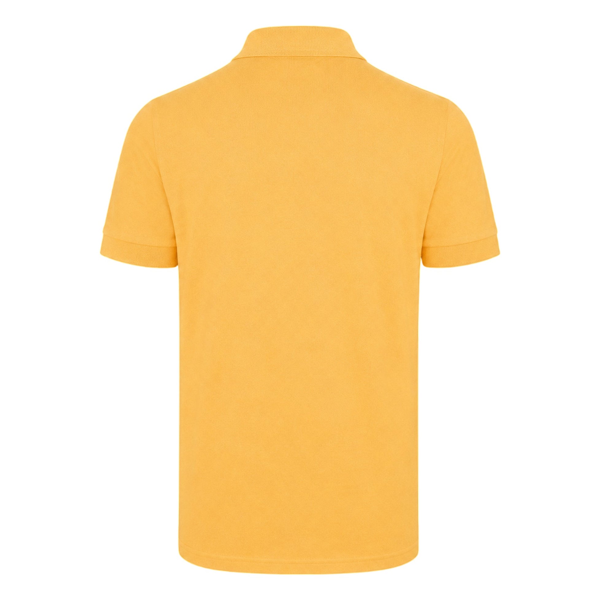 Medium Orange - Back - Boss Mens Firenze Cotton Polo Shirt