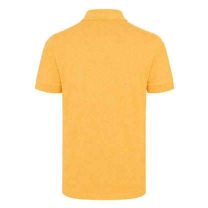 Medium Orange - Back - Boss Mens Firenze Cotton Polo Shirt