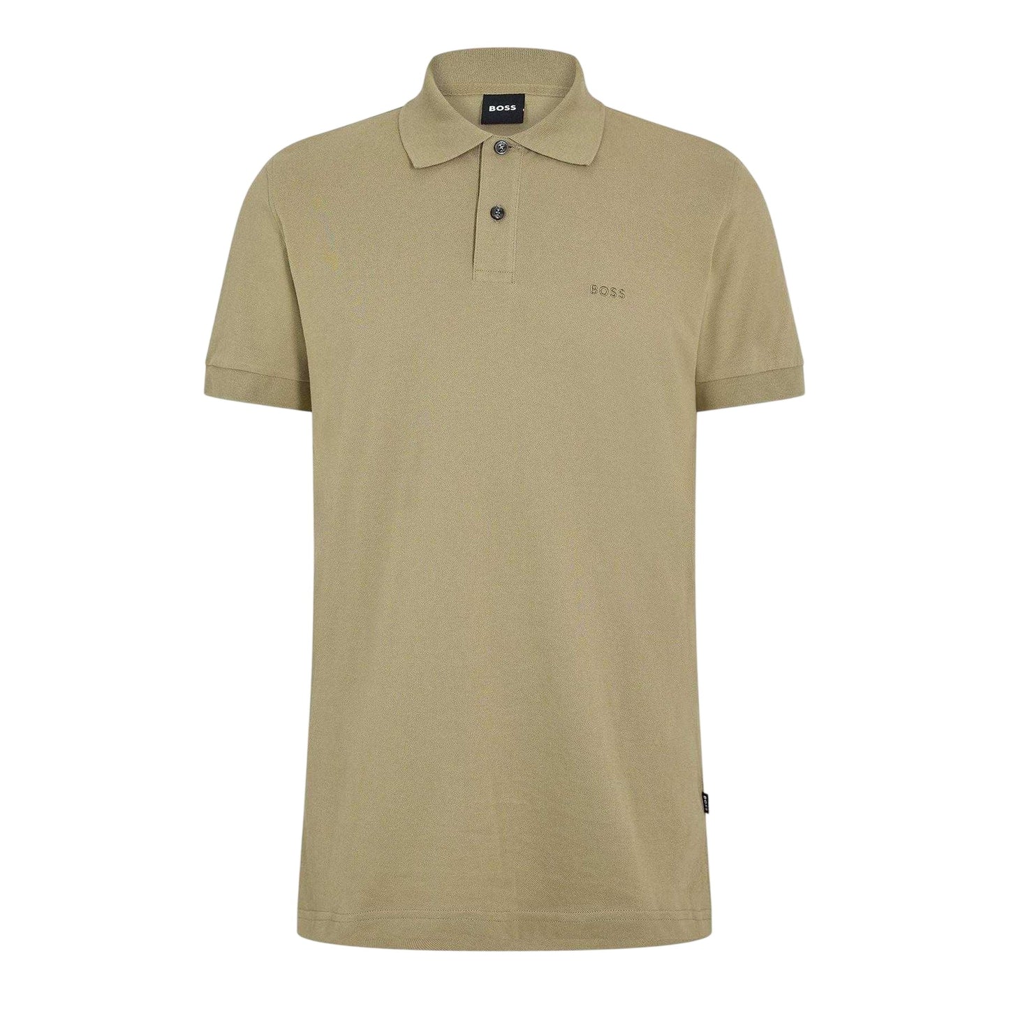 Pastel Green - Front - Boss Mens Firenze Cotton Polo Shirt
