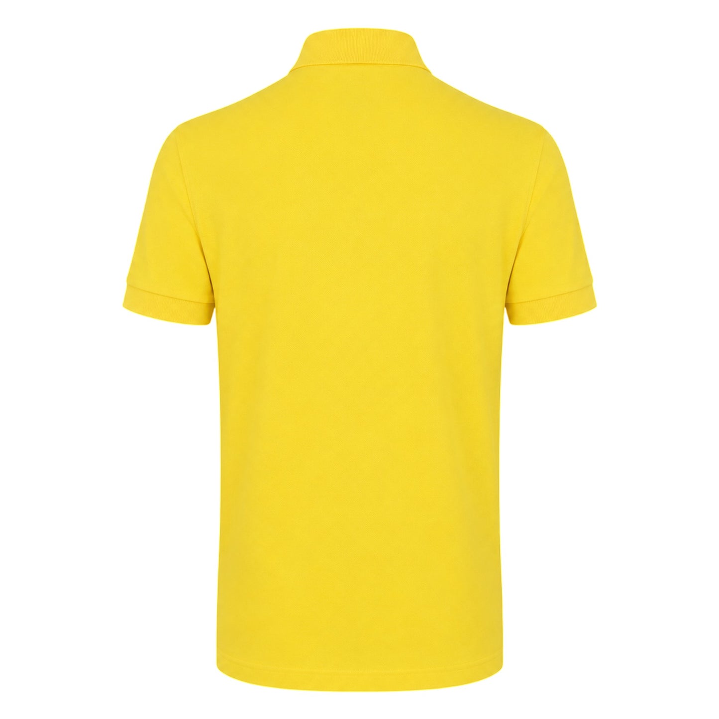 Bright Yellow - Back - Boss Mens Firenze Cotton Polo Shirt