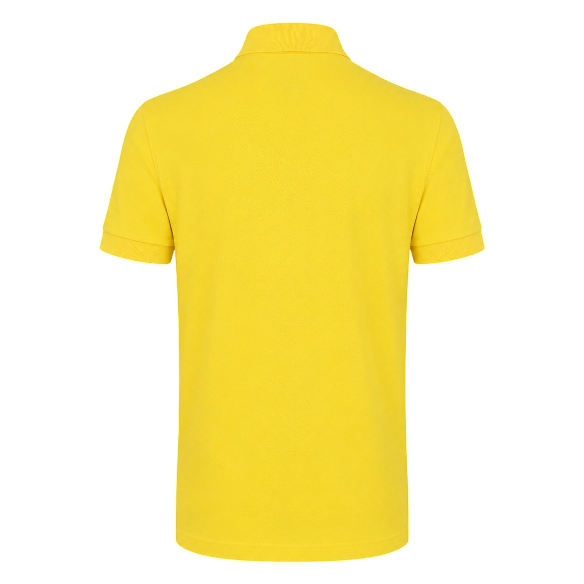 Bright Yellow - Back - Boss Mens Firenze Cotton Polo Shirt
