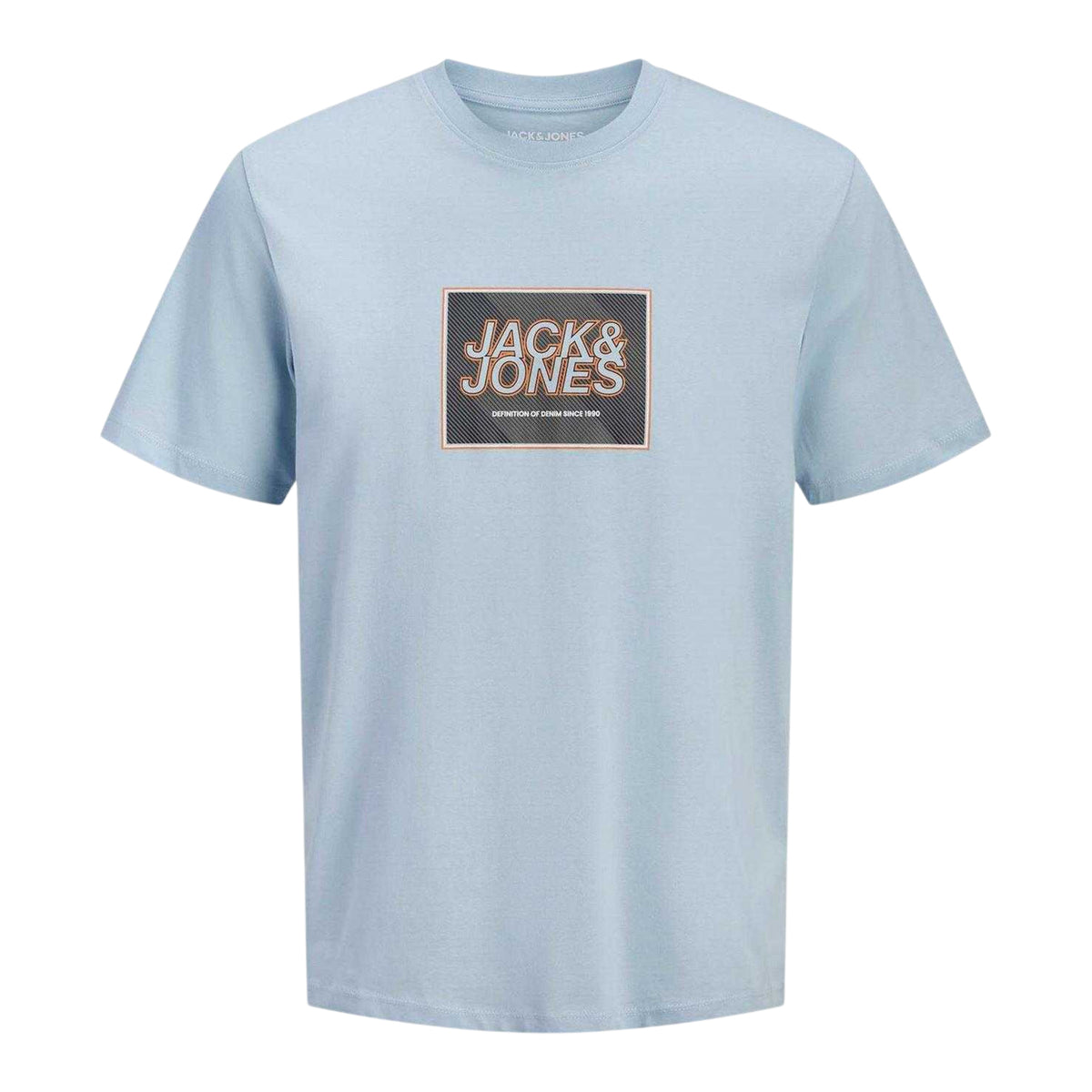 Black-White-Blue - Side - Jack And Jones Childrens-Kids Logo T-Shirt (Pack of 3)