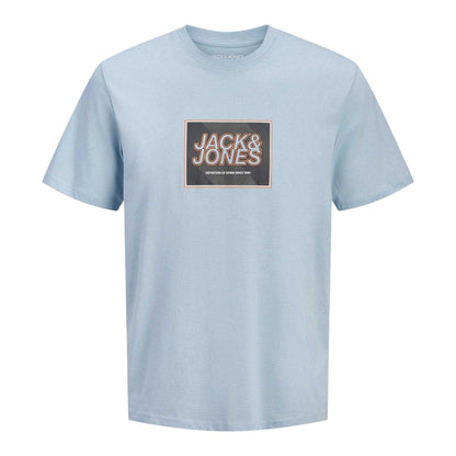 Black-White-Blue - Side - Jack And Jones Childrens-Kids Logo T-Shirt (Pack of 3)