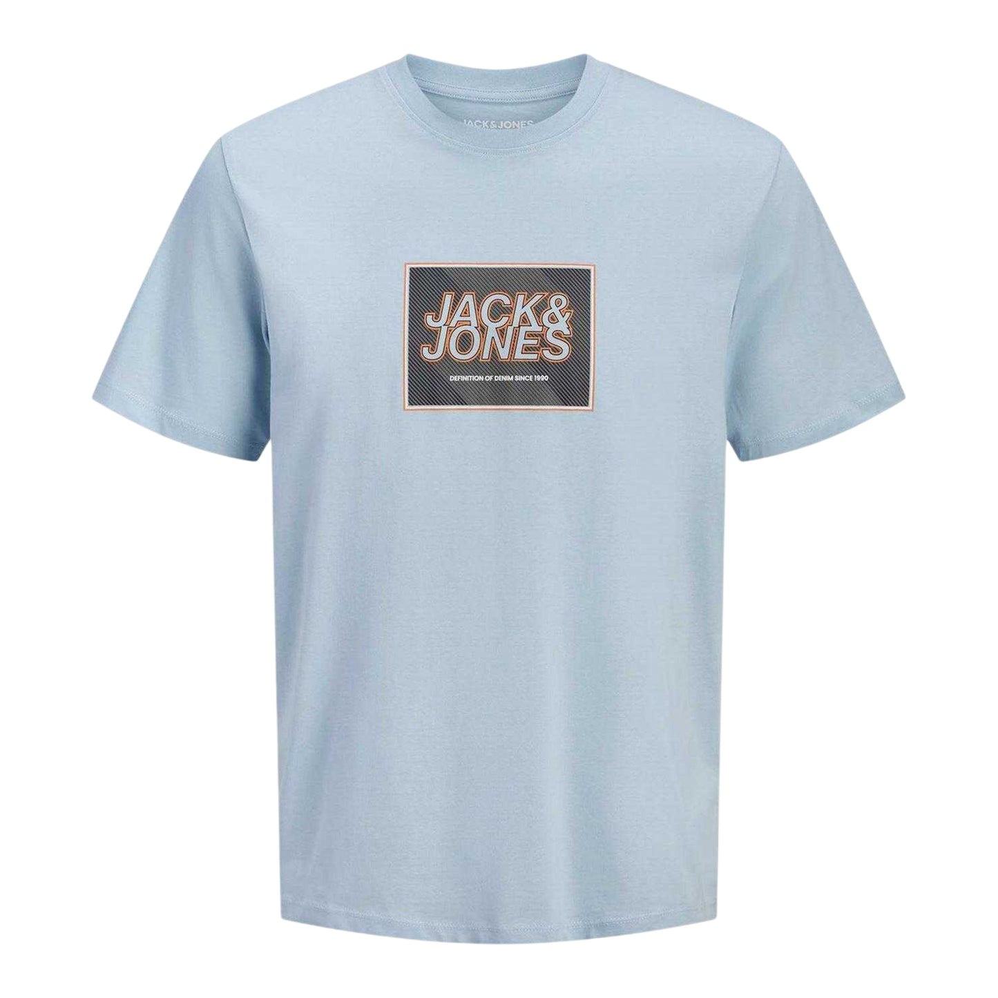 Black-White-Blue - Side - Jack And Jones Childrens-Kids Logo T-Shirt (Pack of 3)