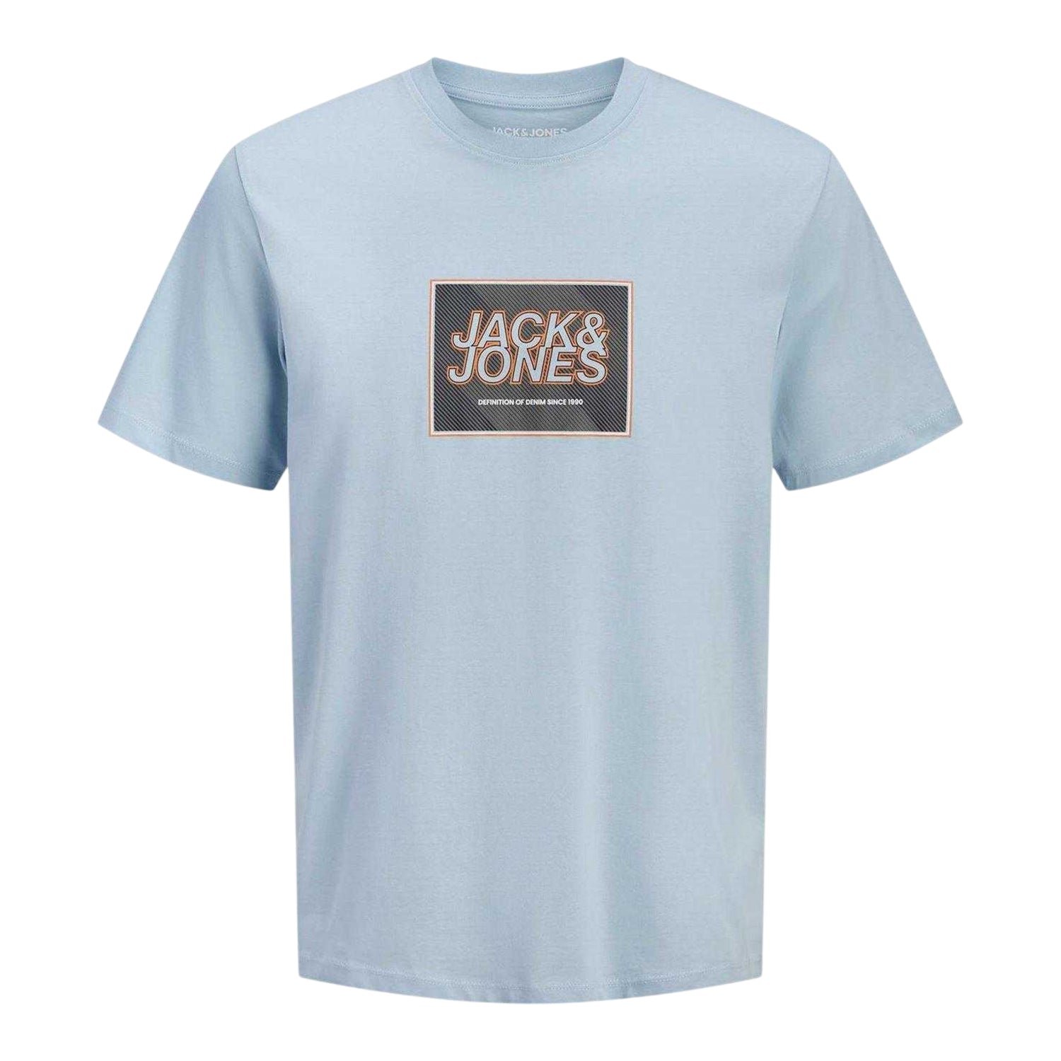 Black-White-Blue - Side - Jack And Jones Childrens-Kids Logo T-Shirt (Pack of 3)