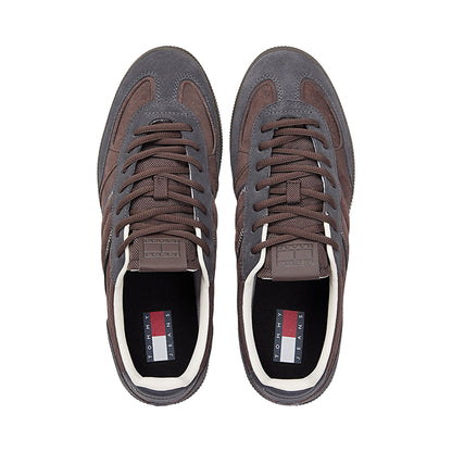 Washed Black - Lifestyle - Tommy Jeans Mens Greenwich Stripe Suede Trainers