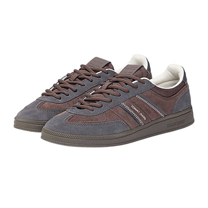 Washed Black - Close up - Tommy Jeans Mens Greenwich Stripe Suede Trainers