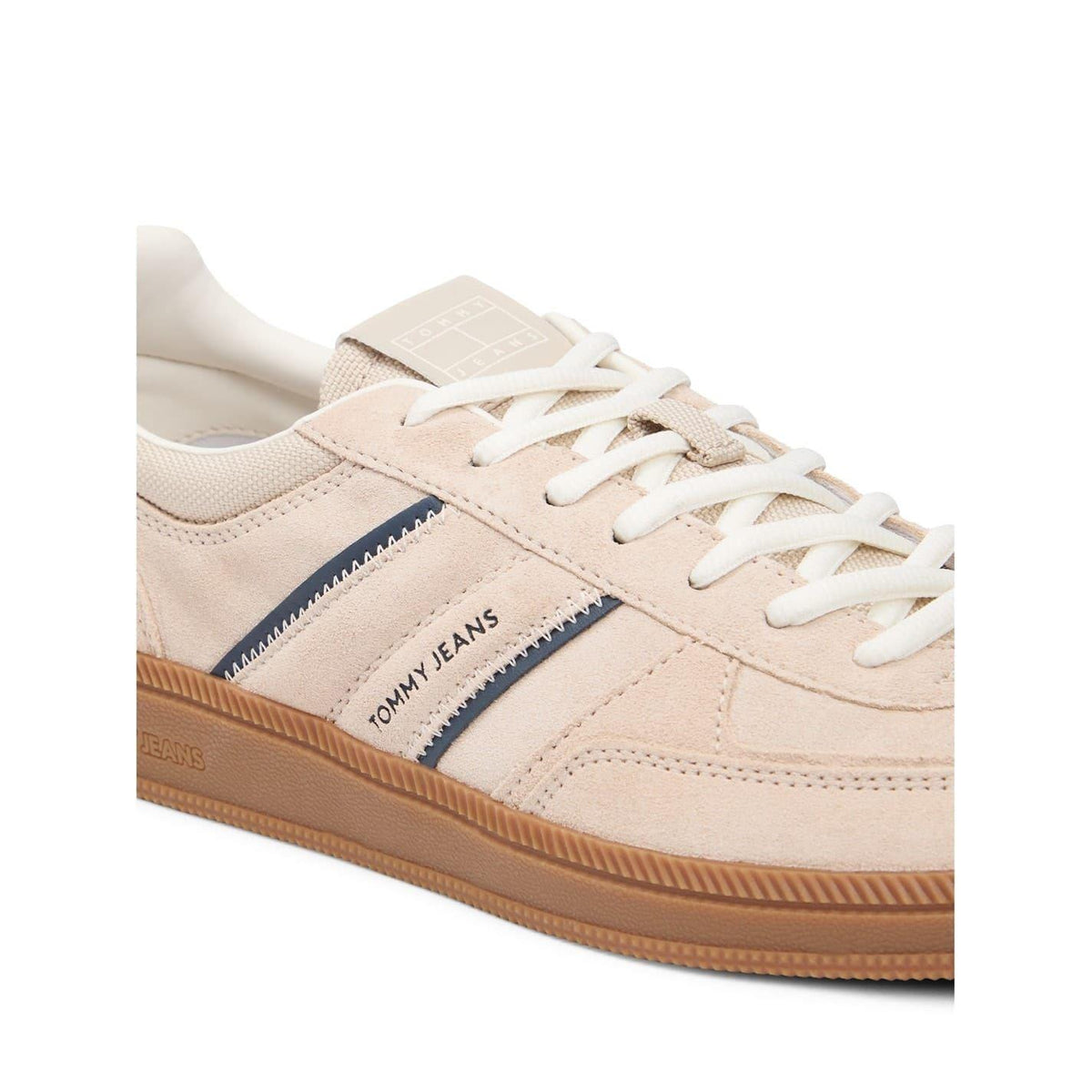 Sand - Lifestyle - Tommy Jeans Mens Greenwich Stripe Suede Trainers
