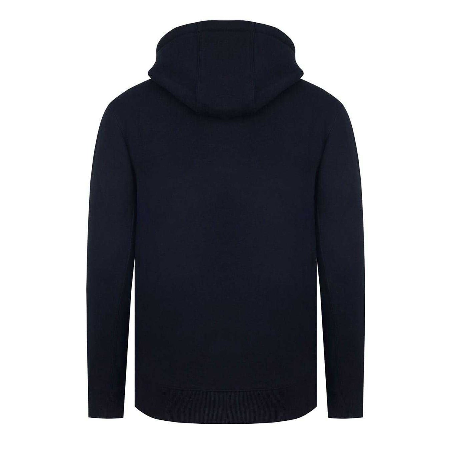 Black - Back - SoulCal Mens Signature Cotton Full Zip Hoodie