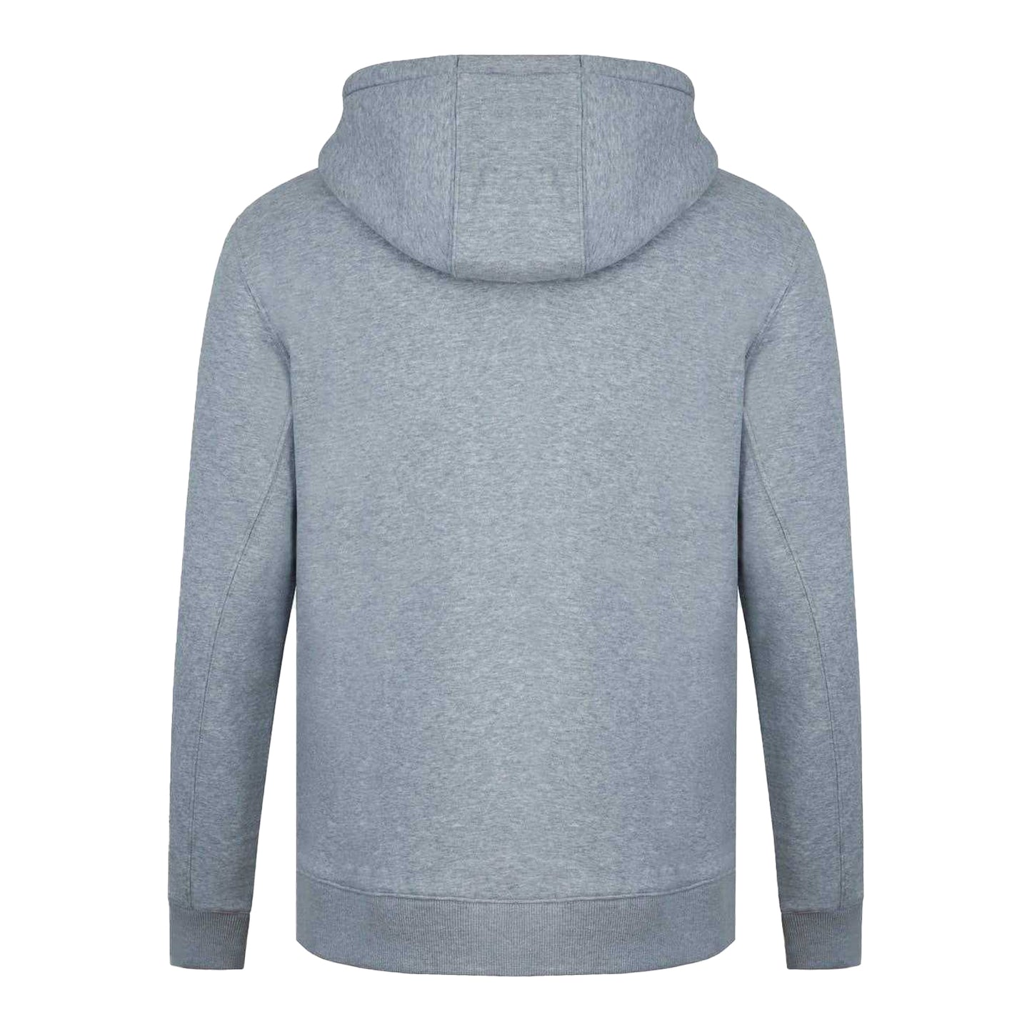 Grey Marl - Back - SoulCal Mens Signature Cotton Full Zip Hoodie