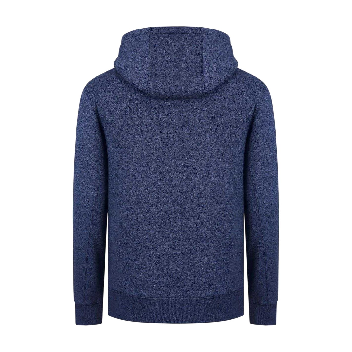 Indigo Marl - Back - SoulCal Mens Signature Cotton Full Zip Hoodie